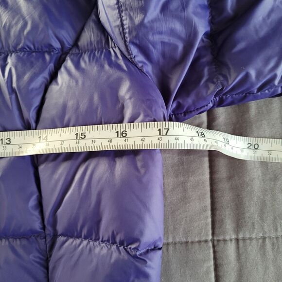 Eddie Bauer Womens Xsmall Xs Eb650 Goose Duck Down Hooded Puffer Jacket Coat Euc - Picture 5 of 9